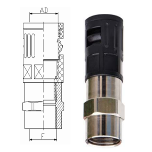 Metal cable waterproof joint and hose joint assembly